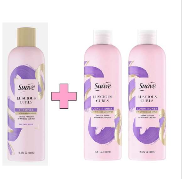 Suave Other - HTF Discontinued Suave Luscious Curls Shampoo & Conditioner Set 16.5 oz 3 Pack